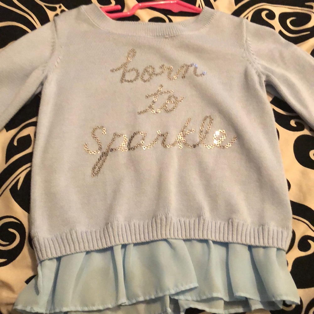 Born to sparkle sweater